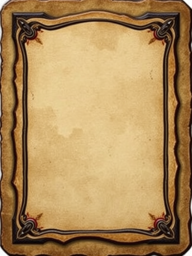 A Magical, Rustic Fantasy Card Border