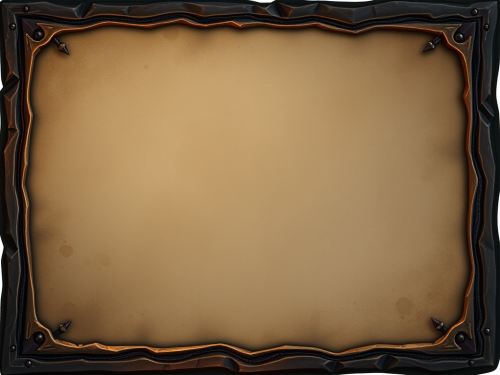 A Magical, Rustic Fantasy Playing Card Border