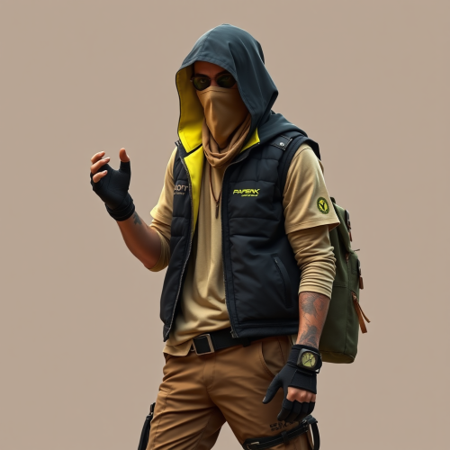 A Male Nomad Techie from Cyberpunk 2077