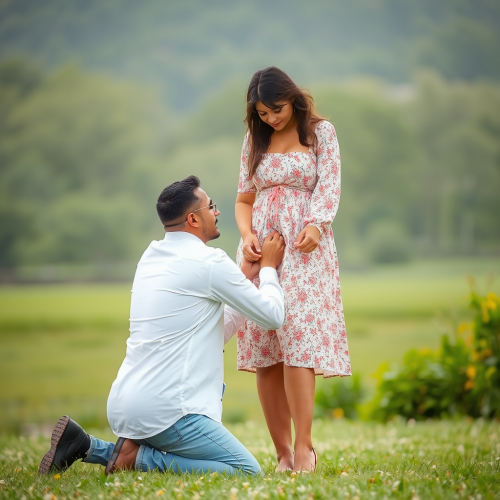 A Man Lovingly Kissing a Woman's Feet