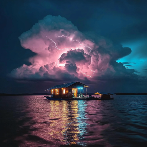 A Massive Thunderstorm Lighting up Catatumbo Lightning Venezuela A Massive Thunderstorm Lighting up Catatumbo Lightning Venezuela