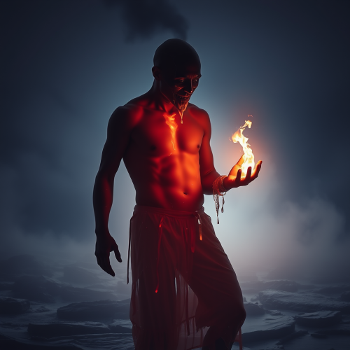 A Melting Person giving Light to Thieves