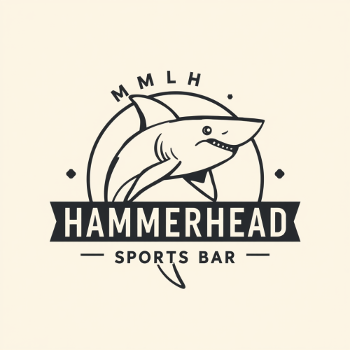A Minimalist Logo for Hammerhead Sports Bar