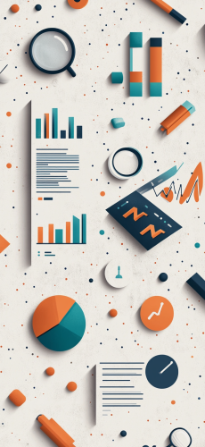 A Minimalistic Business Theme with Icons and Charts