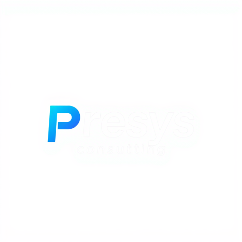 A Modern 'P' and 'D' Logo for Presys Consulting