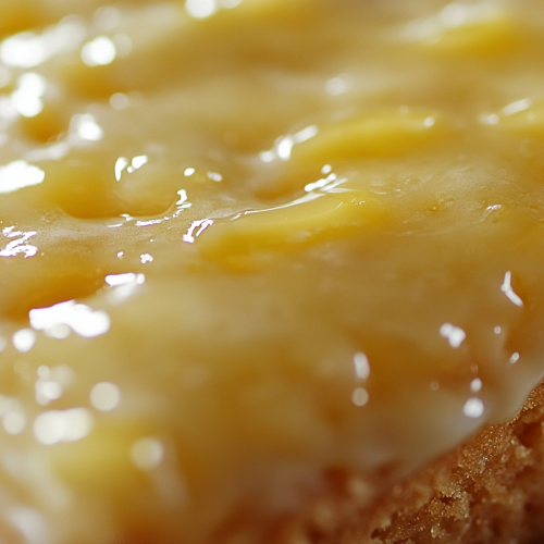 A Moist Lemon Cake with Glaze
