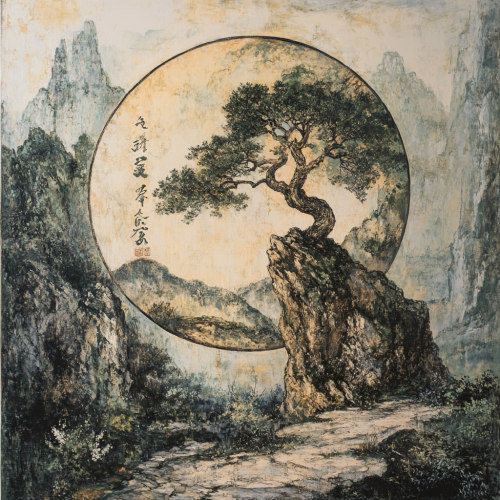 A Monet-style painting of Wu Earth Daymaster