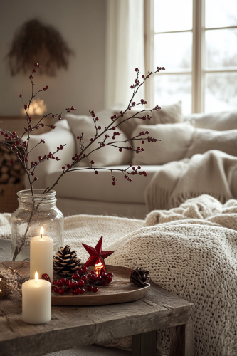 A Nordic Noel Room: Simple, Warm Elegance