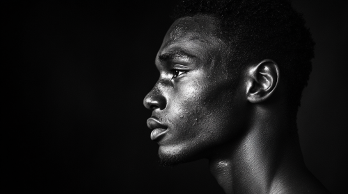 A Perfect Black and White Portrait of a Jamaican Man