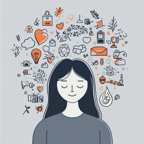 A Person Happy with Mental Health and Relationships