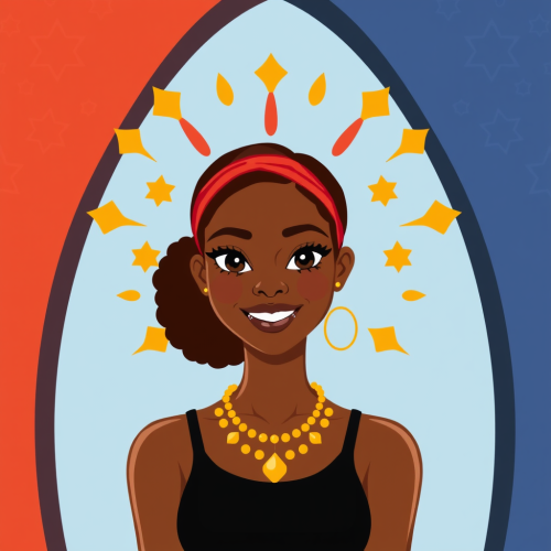 A Picture of a Young Woman from Africa.