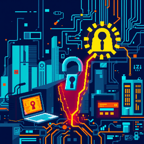 A Pixelated Illustration of Cybersecurity Skills Gap Game