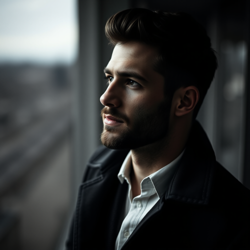 A Portrait of a Handsome Man