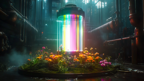 A Prism shining light on flowers in complex