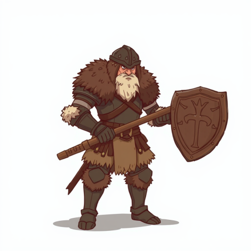 A Quick Illustration of Hide and Fur Armor