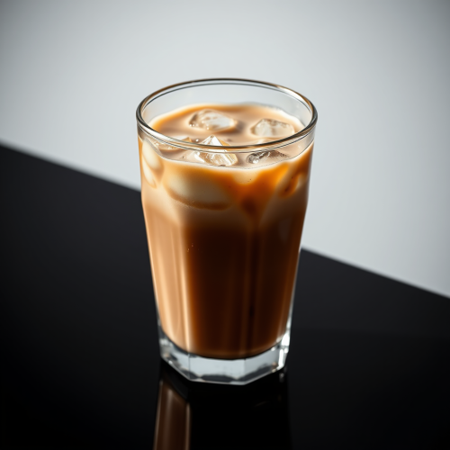 A Realistic Luxury Photoshoot of Double Chocolate Milk