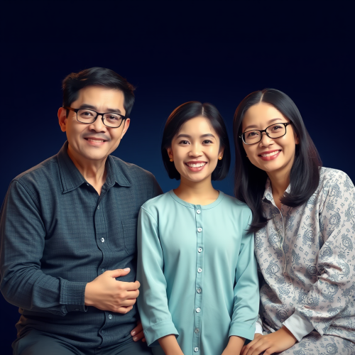 A Robot Family Portrait