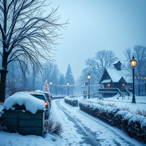 A Romantic Winter Landscape