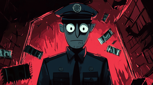 A Sinister Police Officer's Manipulative Power