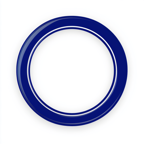 A Slim Blue Circle