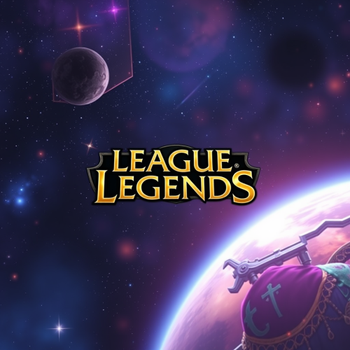 A Space-Themed League of Legends YouTube Banner