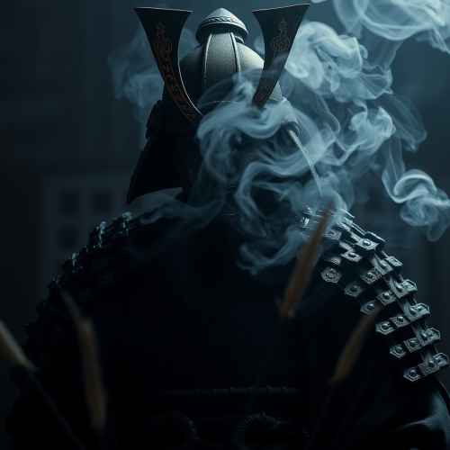 A Spiritual Samurai wearing Obsidian Armor