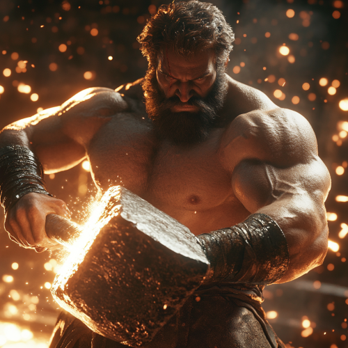 A Strong God of Weapons and Blacksmithing