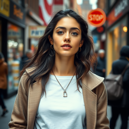 A Stylish Highstreet Model