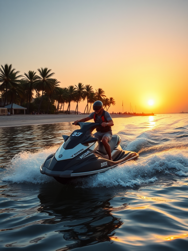 A Sunset Jet Ski Ride in Egypt