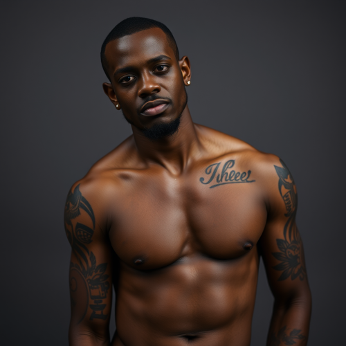 A Tattooed Black Man