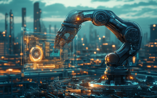 A Thrilling City of Tomorrow with Robots