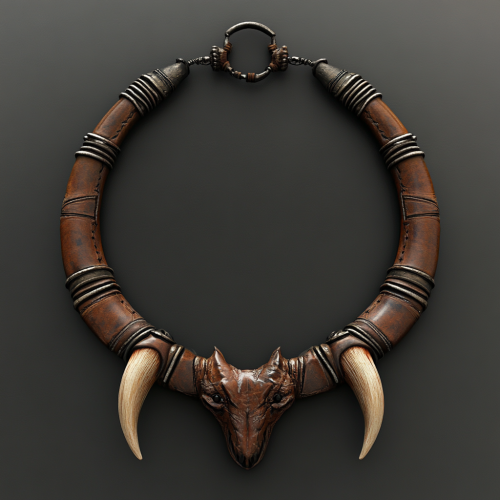 A Tribal Warchief's Necklace with Cat Claws