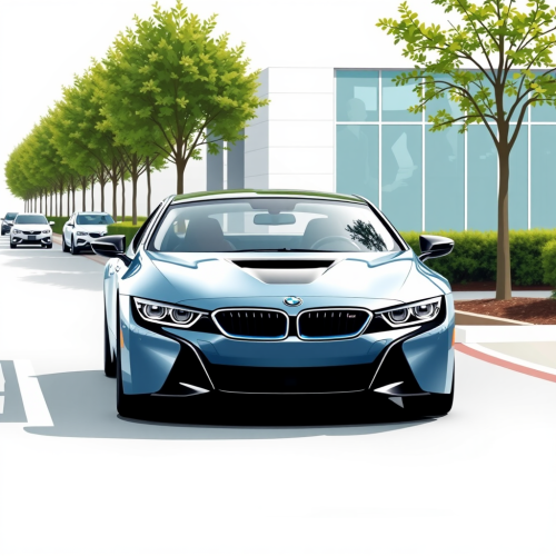 A Vector Illustration of BMW Cars