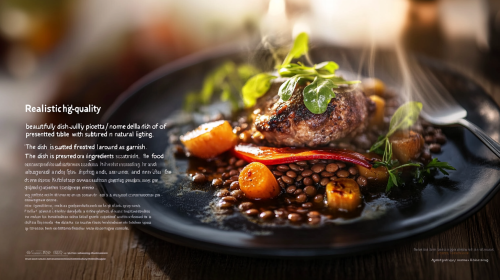 A Warm Lentil Soup Dish on Rustic Table