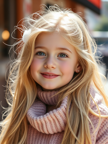 A White Girl Walking in the Park