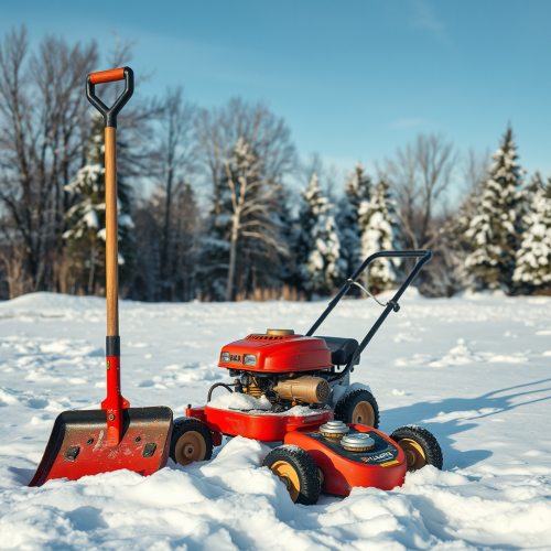 A Winter Scene with a Message for Max