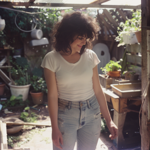 A Woman in a Garden Shed in 1979