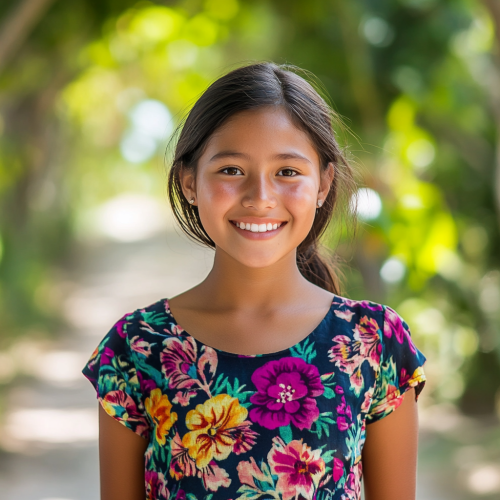 A Young Guatemalan Girl's Empowering Smile