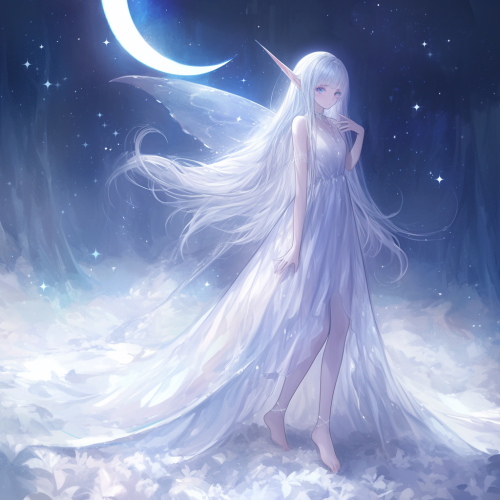 A beautiful fairy in a magical kingdom