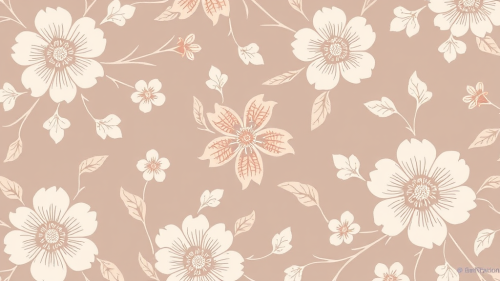 A beautiful image of delicate floral patterns.