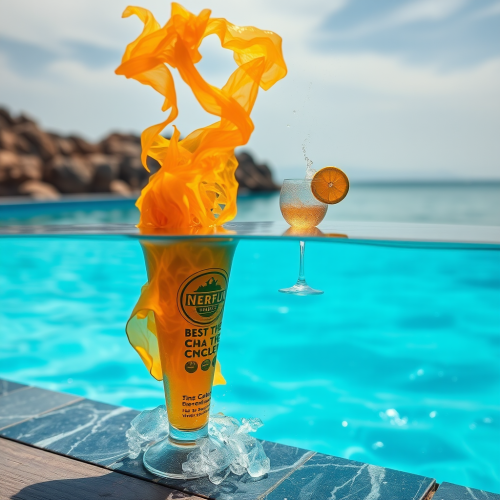 A beautiful mix of hot and cool colors.