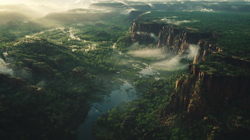 A cinematic photo of Kakadu National Park, mystic