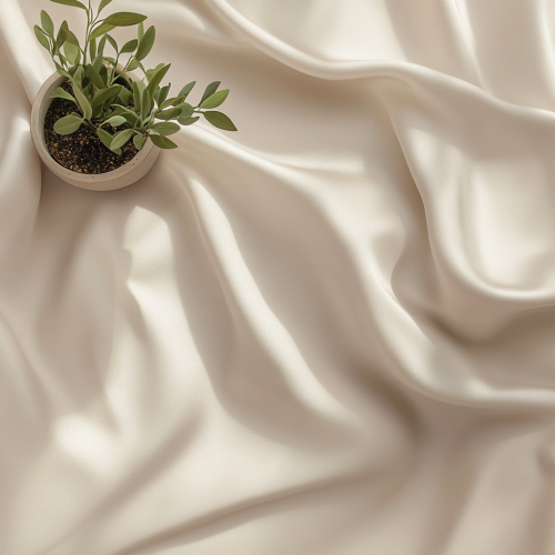 A clean, modern flat lay with soft cream tones