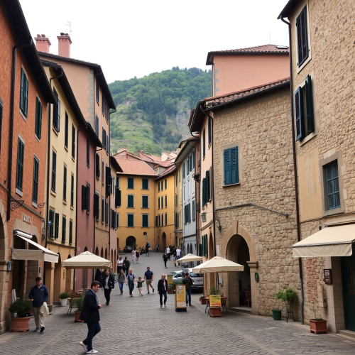 A colorful rainbow fish swimming in the ocean.