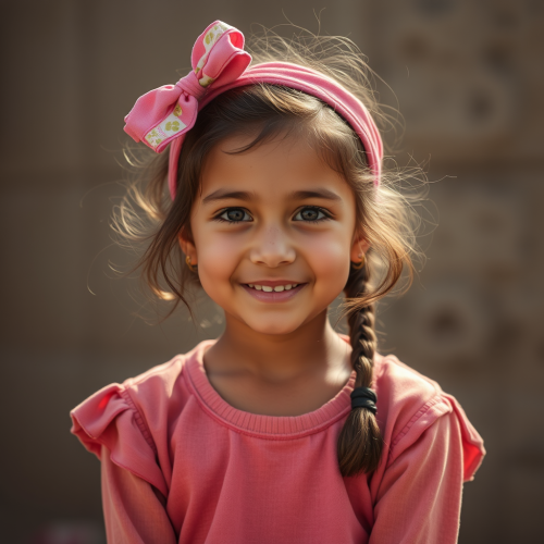 A girl standing in a vibrant sunflower field.