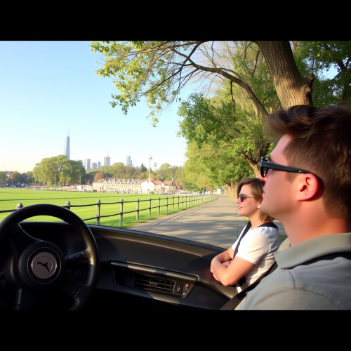 A happy child at the park.