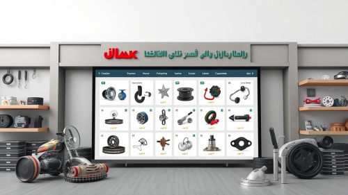A large online market sells car parts in Iran.