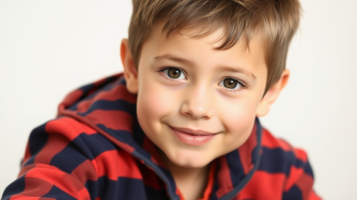 A picture of a 6-year-old boy.