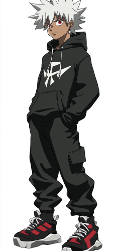 A powerful, cool hero with Chakra Energy.