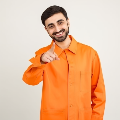 A reliable Iranian man points to discount space.